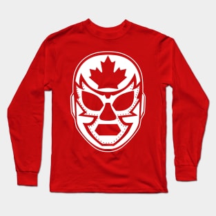 Luchanada Mask (White) Long Sleeve T-Shirt